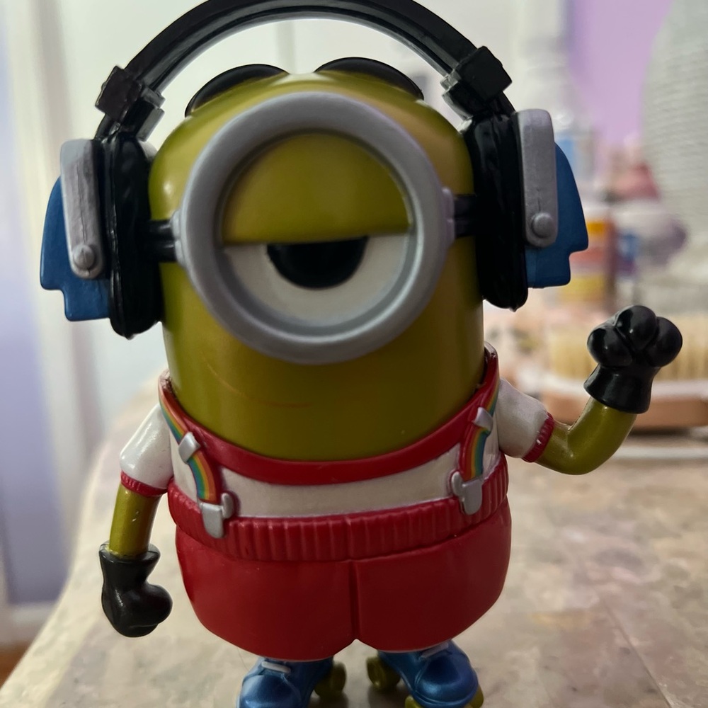 Minion Toy with Headphones